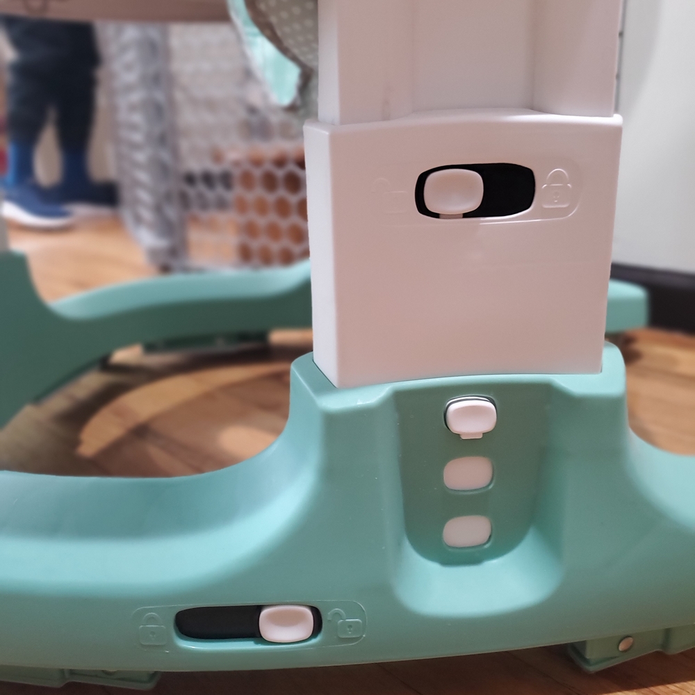 Interactive Baby Activity Center with Mint and Black Accents - Picture 4 of 7